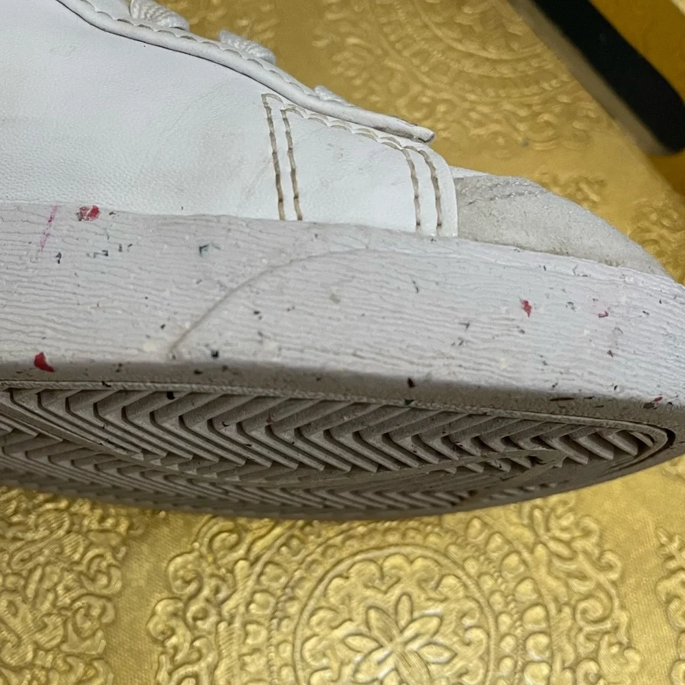 Nike White and Black High-Top Sneakers